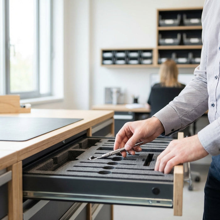 Illustration for Etsy vs. Specialized Fabricators: Choosing the Best Source for Custom Tool Organization Parts