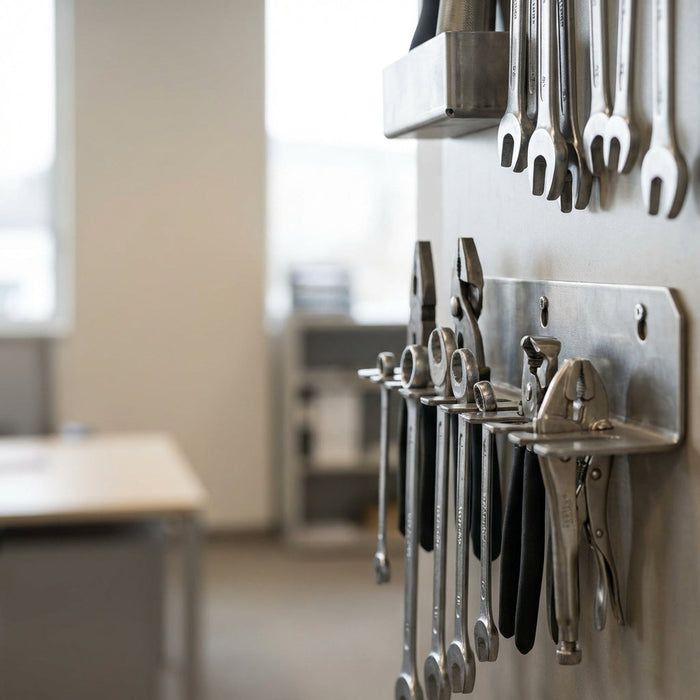 Illustration for Comparing USA Steel vs Imported Steel for Heavy Duty Professional Tool Mounting Solutions