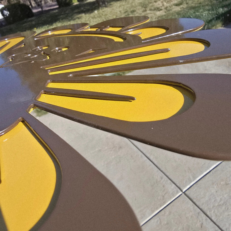 Garden Art Turkey – Dual-Layer Steel Lawn Decor, Powder Coated