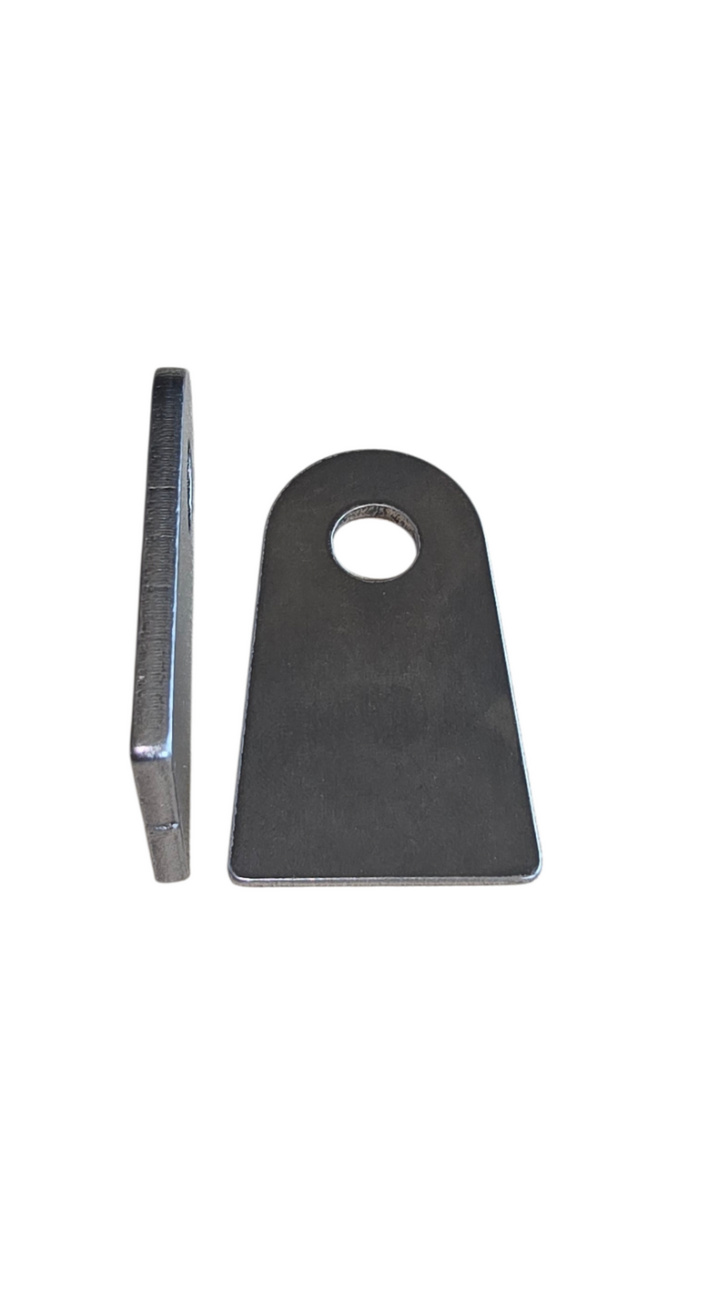 Radius Weld-On Flat Tabs (10-Piece Pack) | Precision Laser-Cut Fabrication Brackets