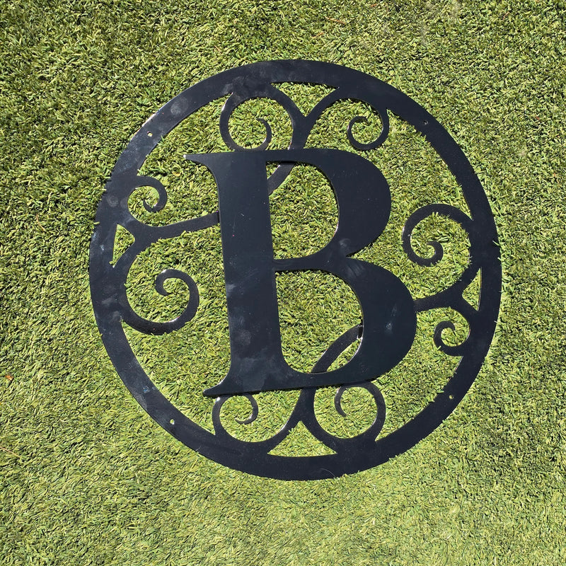 Monogram "B" Wall Art, B-Grade