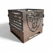 Custom Backyard Fire Pit, 16" Square, Collapsible & Portable BOCO Custom LLC