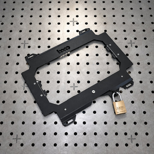 Husky Build-Out V2 locking mounting plate, 12-gauge steel, 20.75 x 16.25 inch