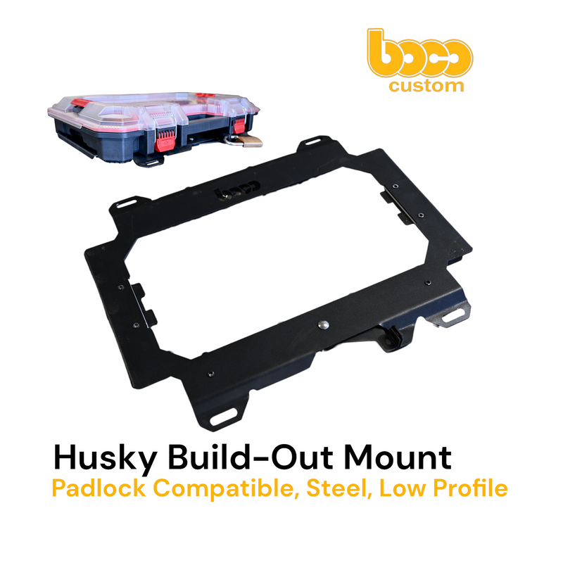 Husky Build-Out Heavy-Duty Steel Mounting Plate