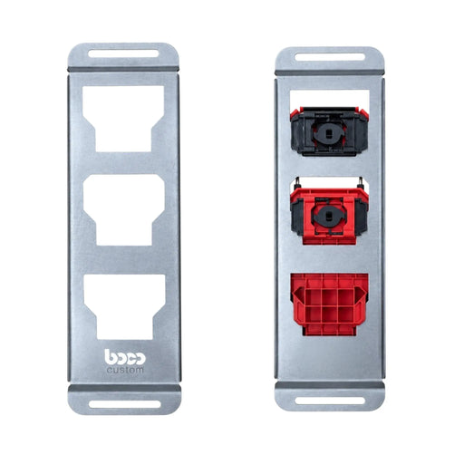 Milwaukee Packout accessory wall mount, 14-gauge steel, low-profile wall plate (photo 1 of 7)