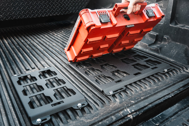 SET of TWO Milwaukee Packout Mounts, Heavy Duty Steel, Full + Half Width BOCO Custom LLC