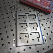 milwaukee packout mounting brack half width size with side mount for center consoles