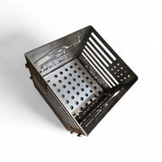 Custom Backyard Fire Pit, 16" Square, Collapsible & Portable BOCO Custom LLC