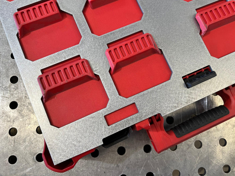DXF Download for Milwaukee Packout Weld-On Dual Width Mount for Plasma Laser CNC - Cut-Ready, Metric & Inches Etsy