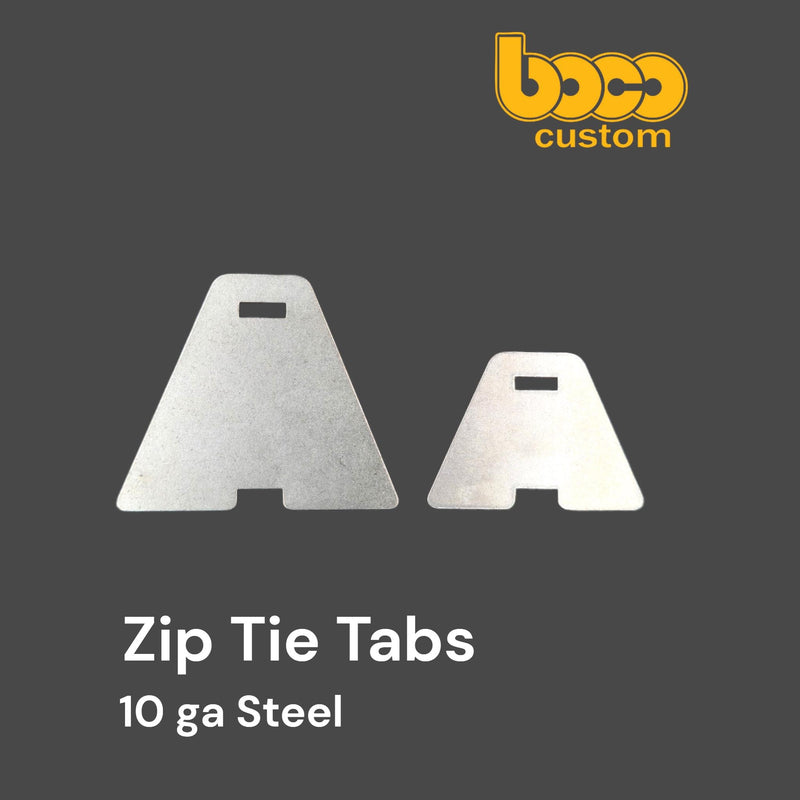 Zip Tie Tab, DIY Weld On, 16-Pack, for ATVs, Cages