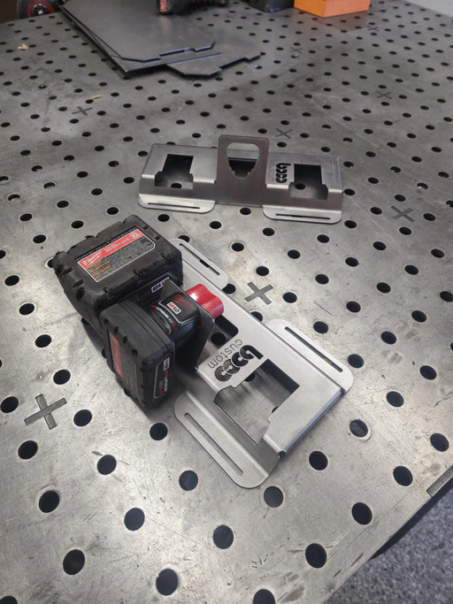 3-Slot Milwaukee M18 & M12 Combo Battery Organizer BOCO Custom LLC