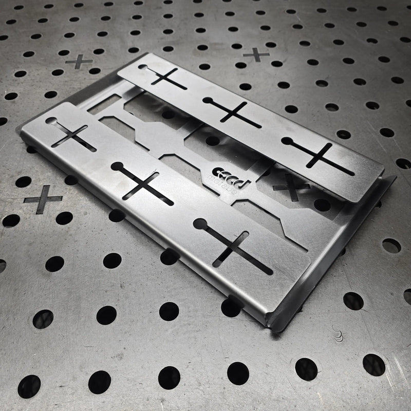Milwaukee Packout Undermount Half Width DXF File, Plasma Laser CNC Ready, Instant Download, with Bend Table, Metric/Inches, Cut-Ready!