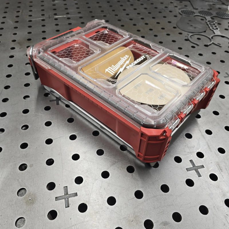 Milwaukee Packout Undermount Half Width DXF File, Plasma Laser CNC Ready, Instant Download, with Bend Table, Metric/Inches, Cut-Ready!