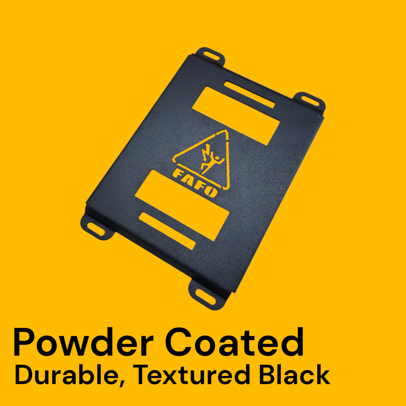 Plaque de montage simple Klein Modbox, FAFO 10 ga 