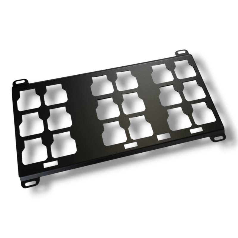 Placa de empaquetado delgada de perfil bajo y resistente doble triple V2