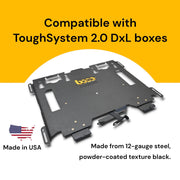 Dewalt ToughSystem 2.0 DXL Mounting Plate, Heavy Duty, Lockable BOCO Custom LLC