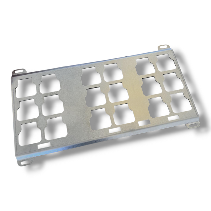 Placa de empaquetado delgada de perfil bajo y resistente doble triple V2