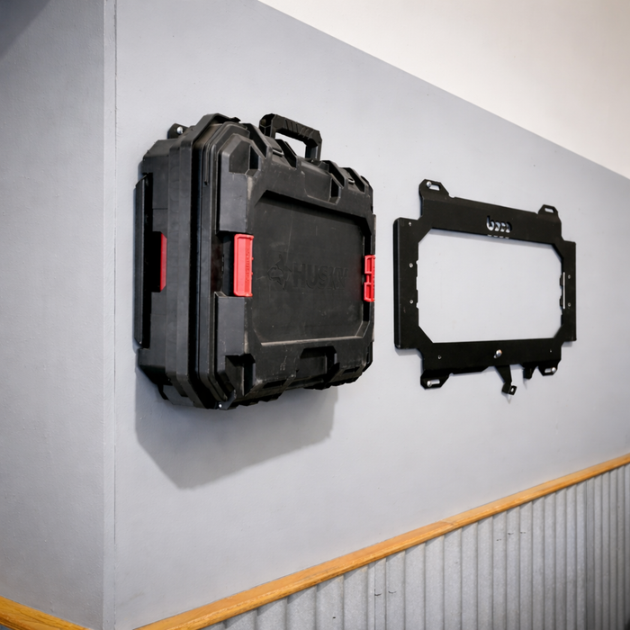 Placa de montaje con bloqueo Husky Build-Out, calibre 12, montaje en pared